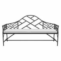 Chippendale Camelback Design Garden Bench