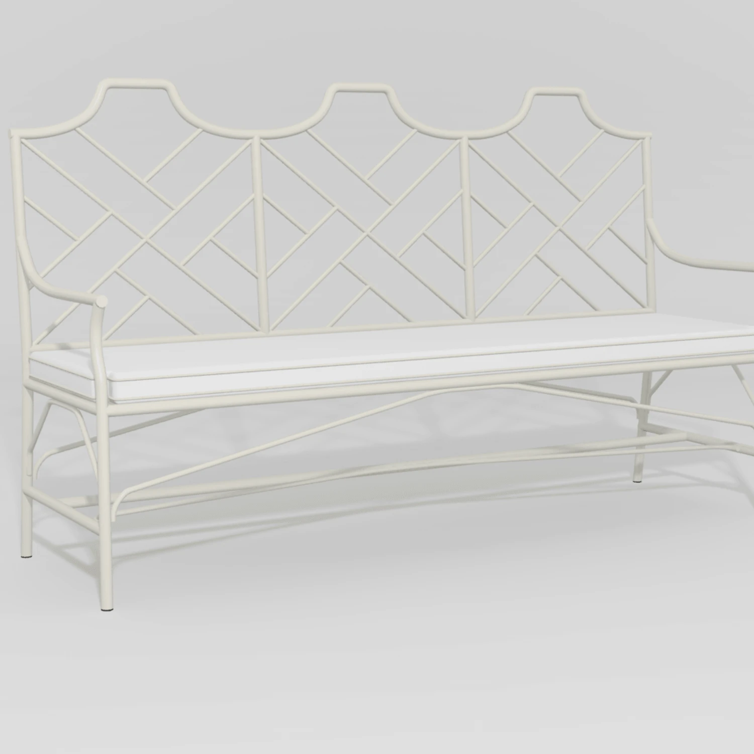 Chippendale Design Garden Bench 14 Chippendale Design Garden Bench - Image 14