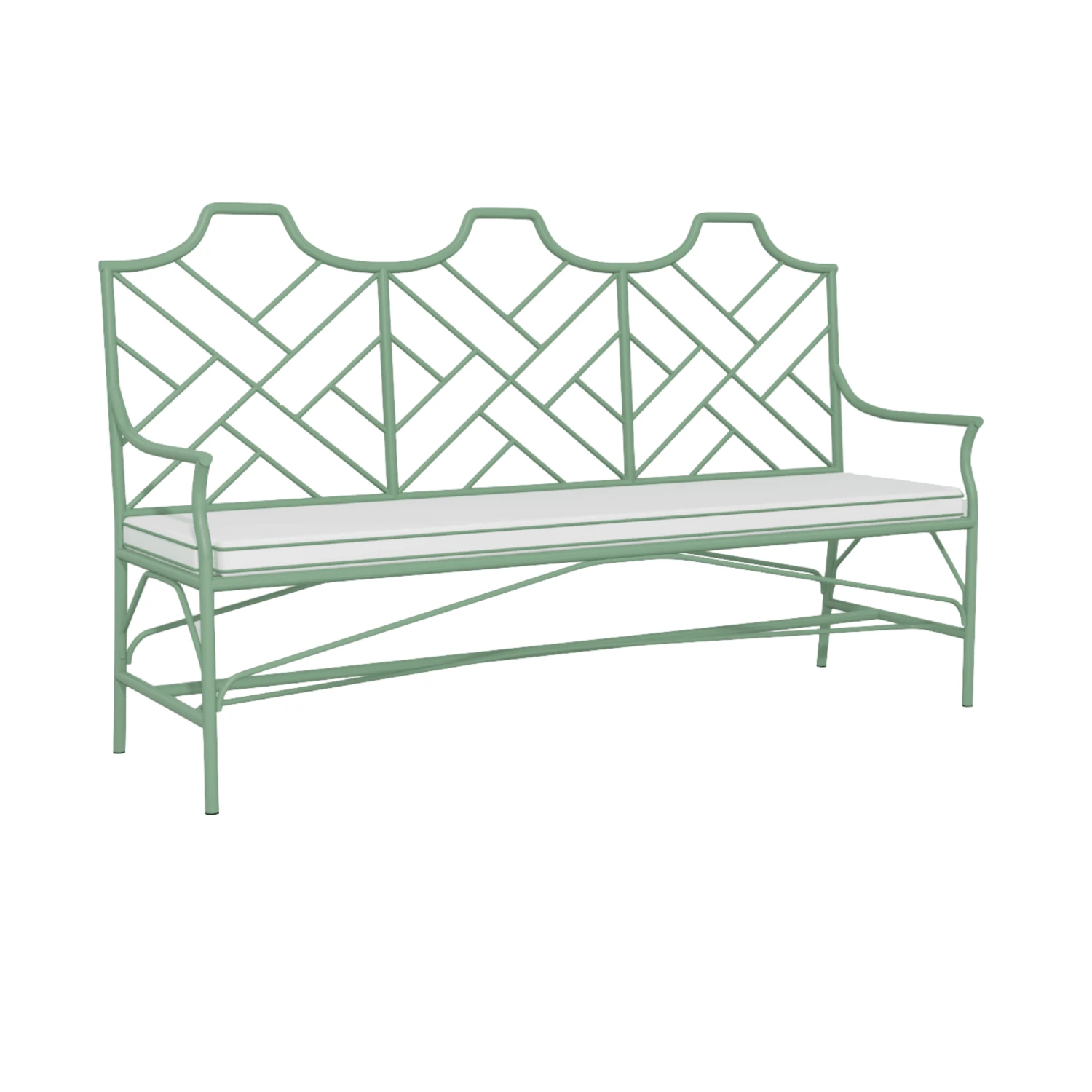 Chippendale Design Garden Bench 5 Chippendale Design Garden Bench - Image 5