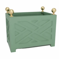 Chippendale Design Oblong Tree Box -Famous Furniture Store chippendale design oblong tree box outdoor planters the well appointed house 10