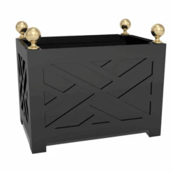 Chippendale Design Oblong Tree Box -Famous Furniture Store chippendale design oblong tree box outdoor planters the well appointed house 13