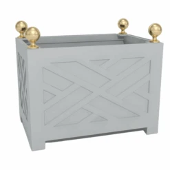 Chippendale Design Oblong Tree Box -Famous Furniture Store chippendale design oblong tree box outdoor planters the well appointed house 3 9910cda8 a92e 42c5 9008 5e3ec8205de1