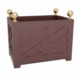 Chippendale Design Oblong Tree Box -Famous Furniture Store chippendale design oblong tree box outdoor planters the well appointed house 7