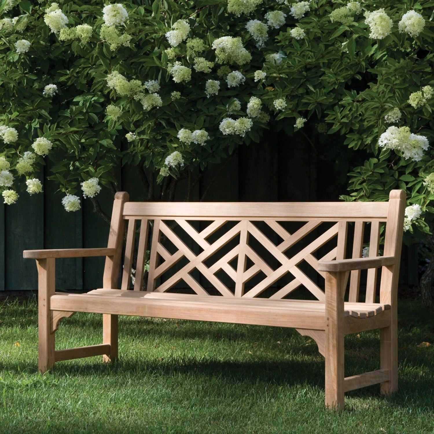 Chippendale Garden Bench 3 Chippendale Garden Bench - Image 3