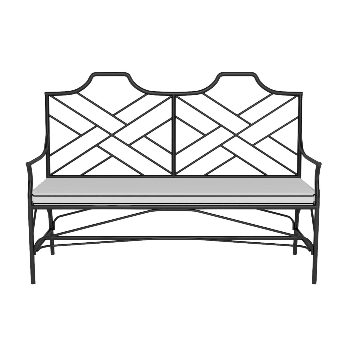 Chippendale Style Garden Settee 1 Chippendale Style Garden Settee