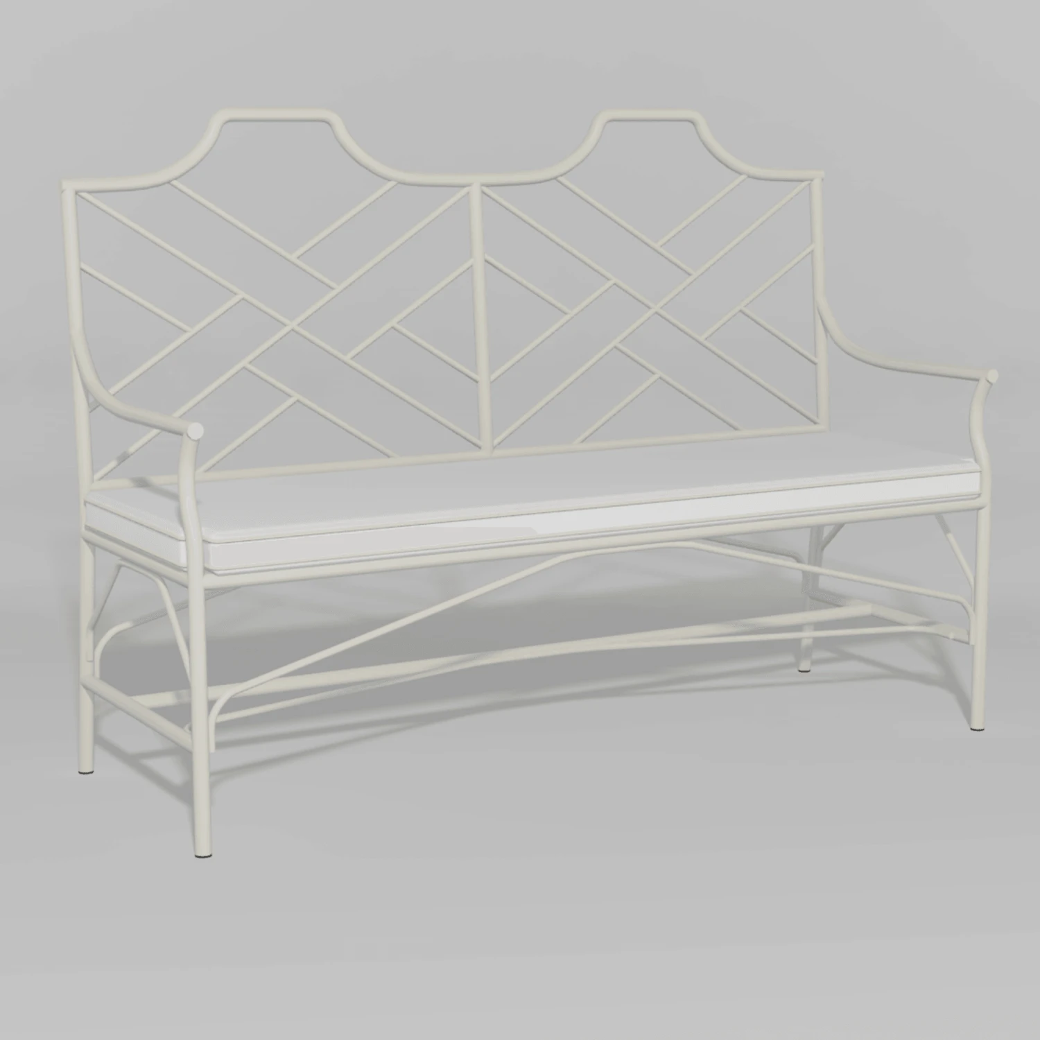 Chippendale Style Garden Settee 14 Chippendale Style Garden Settee - Image 14