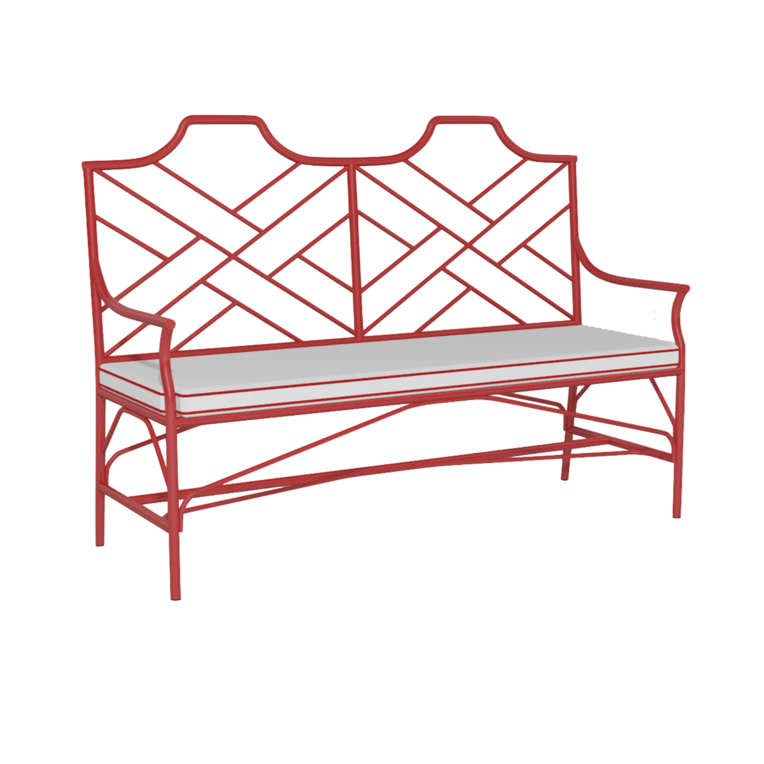 Chippendale Style Garden Settee 3 Chippendale Style Garden Settee - Image 3