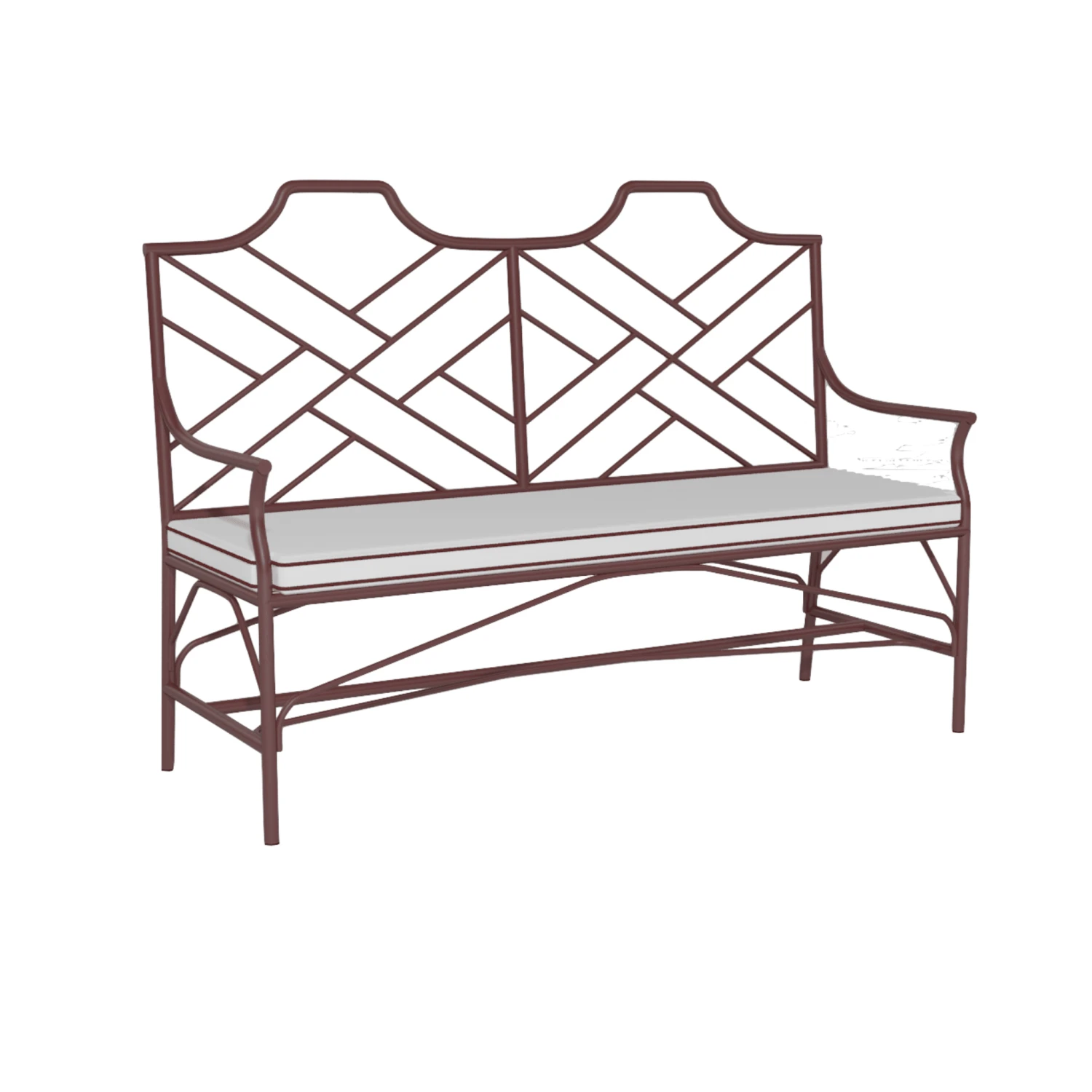 Chippendale Style Garden Settee 4 Chippendale Style Garden Settee - Image 4