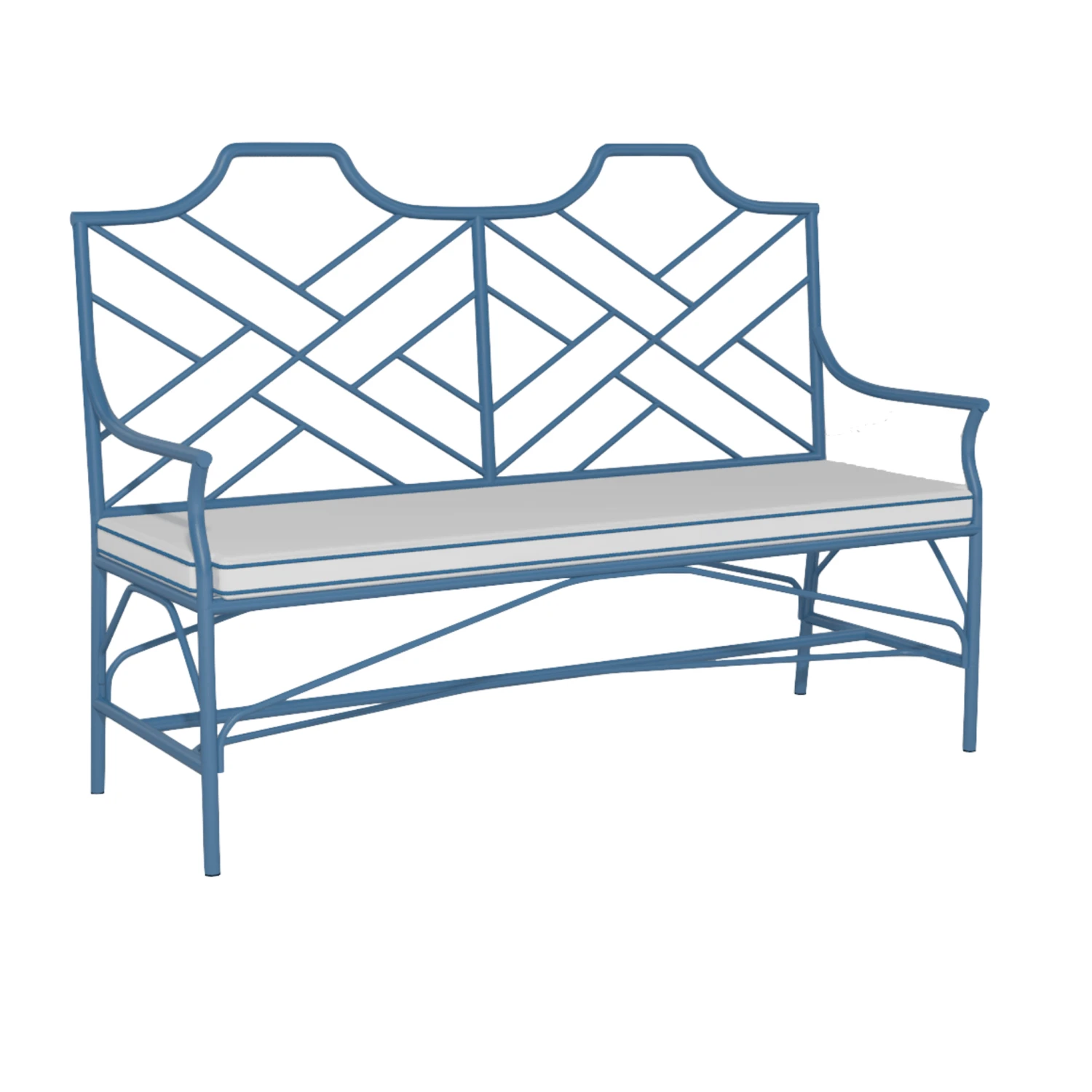 Chippendale Style Garden Settee 6 Chippendale Style Garden Settee - Image 6