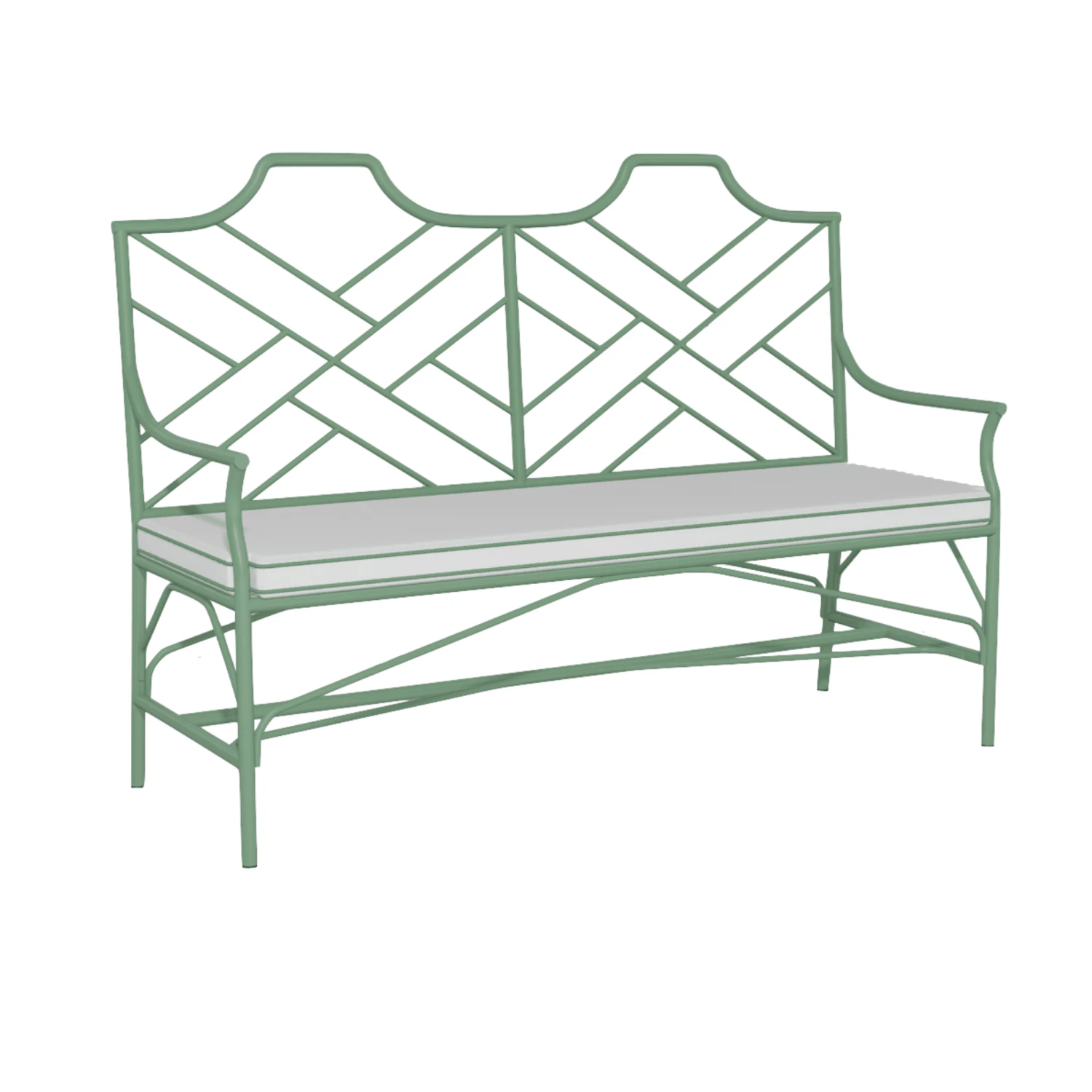 Chippendale Style Garden Settee 8 Chippendale Style Garden Settee - Image 8