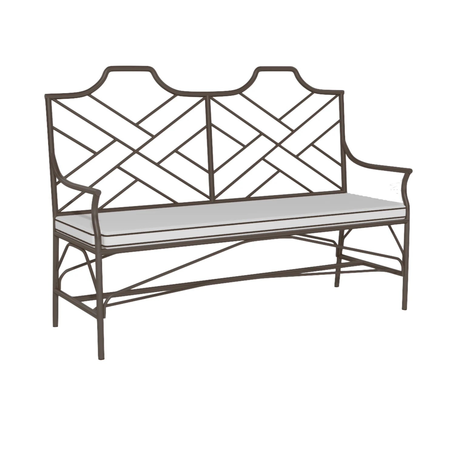 Chippendale Style Garden Settee 9 Chippendale Style Garden Settee - Image 9