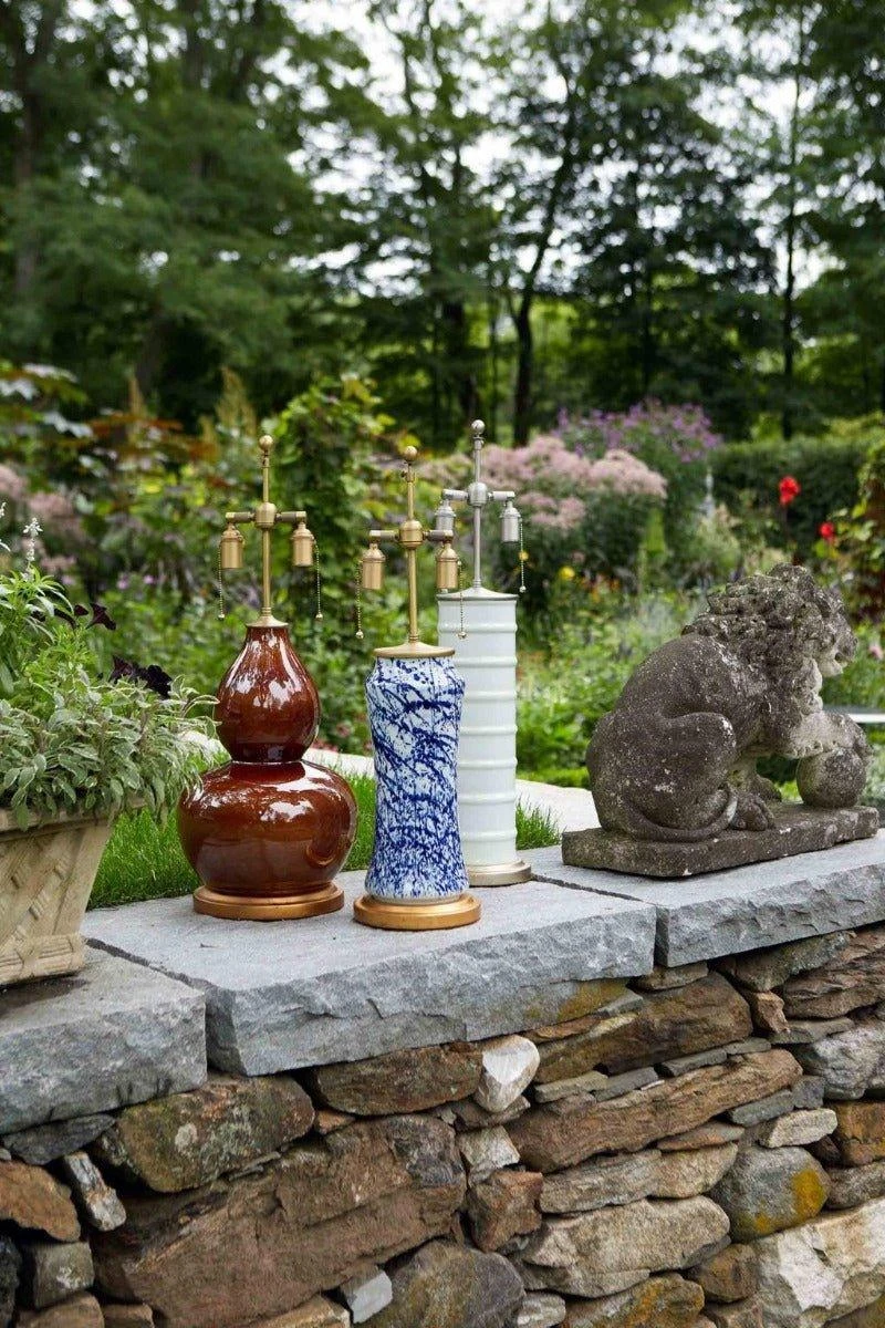 Cinnamon Brown Hand Glazed Ceramic Lamp 4 Cinnamon Brown Hand Glazed Ceramic Lamp - Image 4