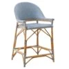 Coastal Blue Woven Counter Stool