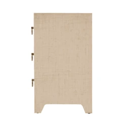 Coastal Natural Saguran Raffia Three Drawer Nightstand 5 Coastal Natural Saguran Raffia Three Drawer Nightstand -Famous Furniture Store coastal natural saguran raffia three drawer nightstand nightstands and chests the well appointed house 5