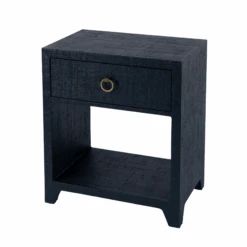 Coastal Navy Saguran Raffia Single Drawer Nightstand 10 Coastal Navy Saguran Raffia Single Drawer Nightstand -Famous Furniture Store coastal navy saguran raffia single drawer nightstand nightstands and chests the well appointed house 2