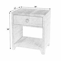 Coastal Navy Saguran Raffia Single Drawer Nightstand 15 Coastal Navy Saguran Raffia Single Drawer Nightstand -Famous Furniture Store coastal navy saguran raffia single drawer nightstand nightstands and chests the well appointed house 5