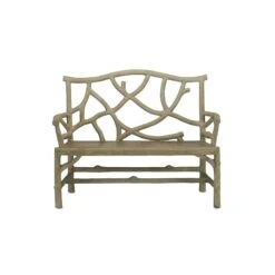 Concrete Tree Branch Design Outdoor Bench