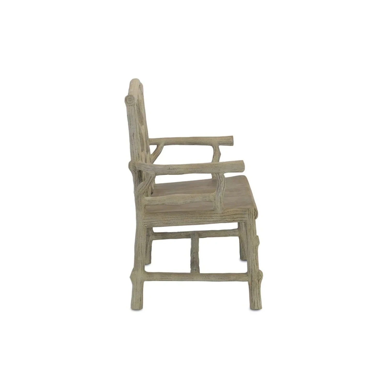 Concrete Tree Branch Design Outdoor Bench 2 Concrete Tree Branch Design Outdoor Bench - Image 2