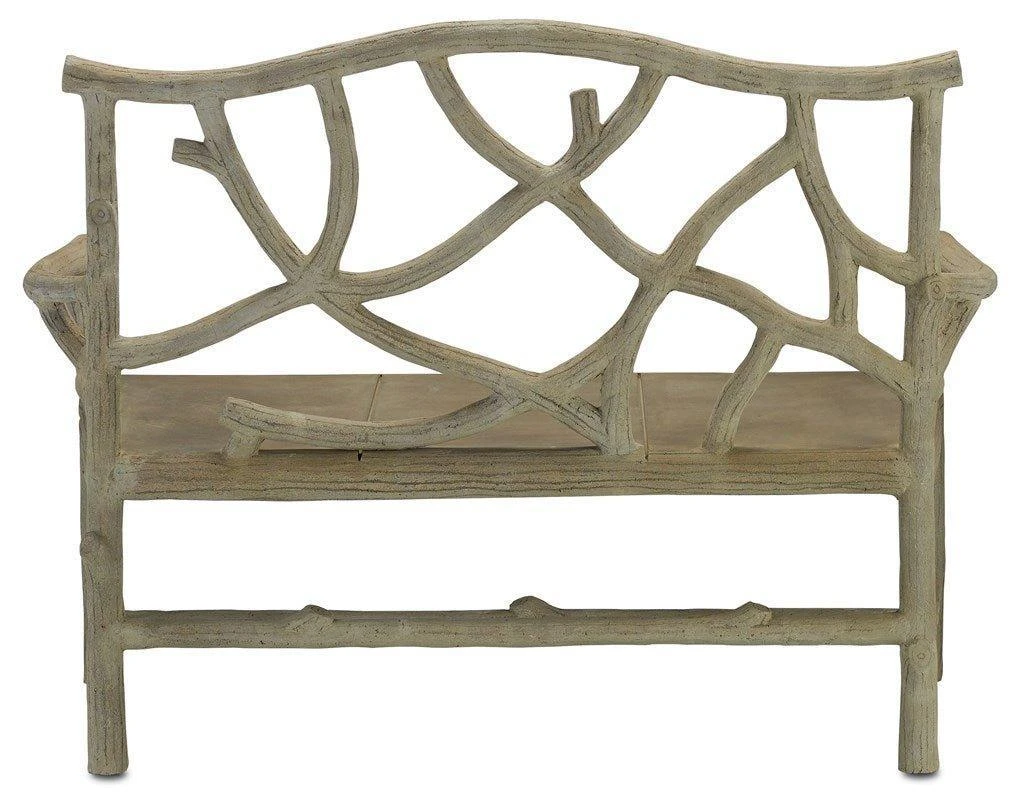 Concrete Tree Branch Design Outdoor Bench 3 Concrete Tree Branch Design Outdoor Bench - Image 3