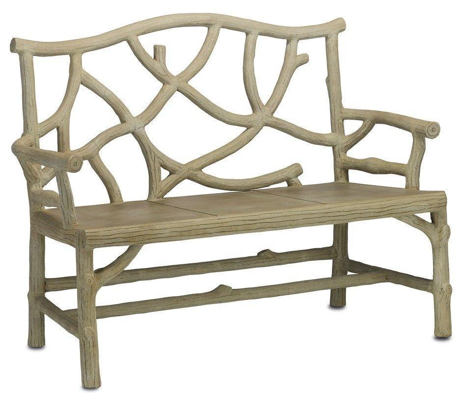 Concrete Tree Branch Design Outdoor Bench 4 Concrete Tree Branch Design Outdoor Bench - Image 4