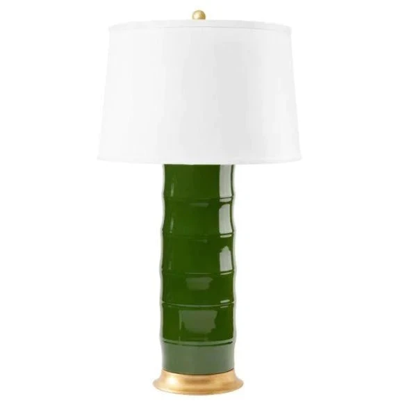 Dark Green Saigon Glazed Porcelain Table Lamp Base 1 Dark Green Saigon Glazed Porcelain Table Lamp Base