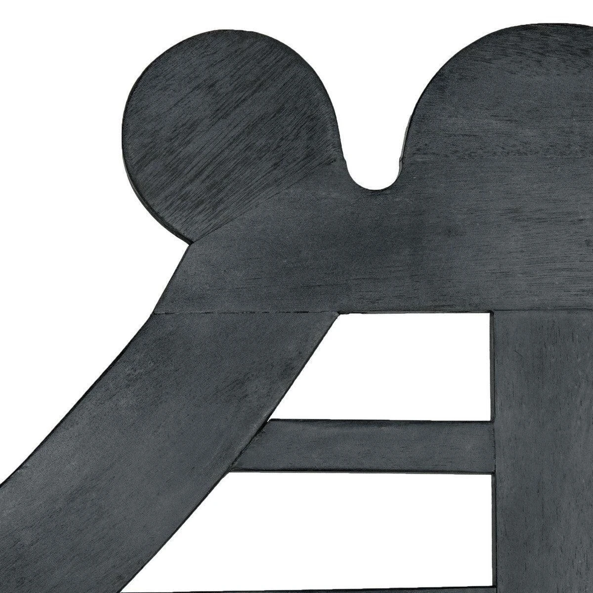 Safavieh Dark Slate Grey Classic Curved Garden Bench 6 Safavieh Dark Slate Grey Classic Curved Garden Bench - Image 6