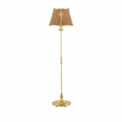 Deauville Floor Lamp In Polished Brass Finish -Famous Furniture Store deauville floor lamp in polished brass finish 3