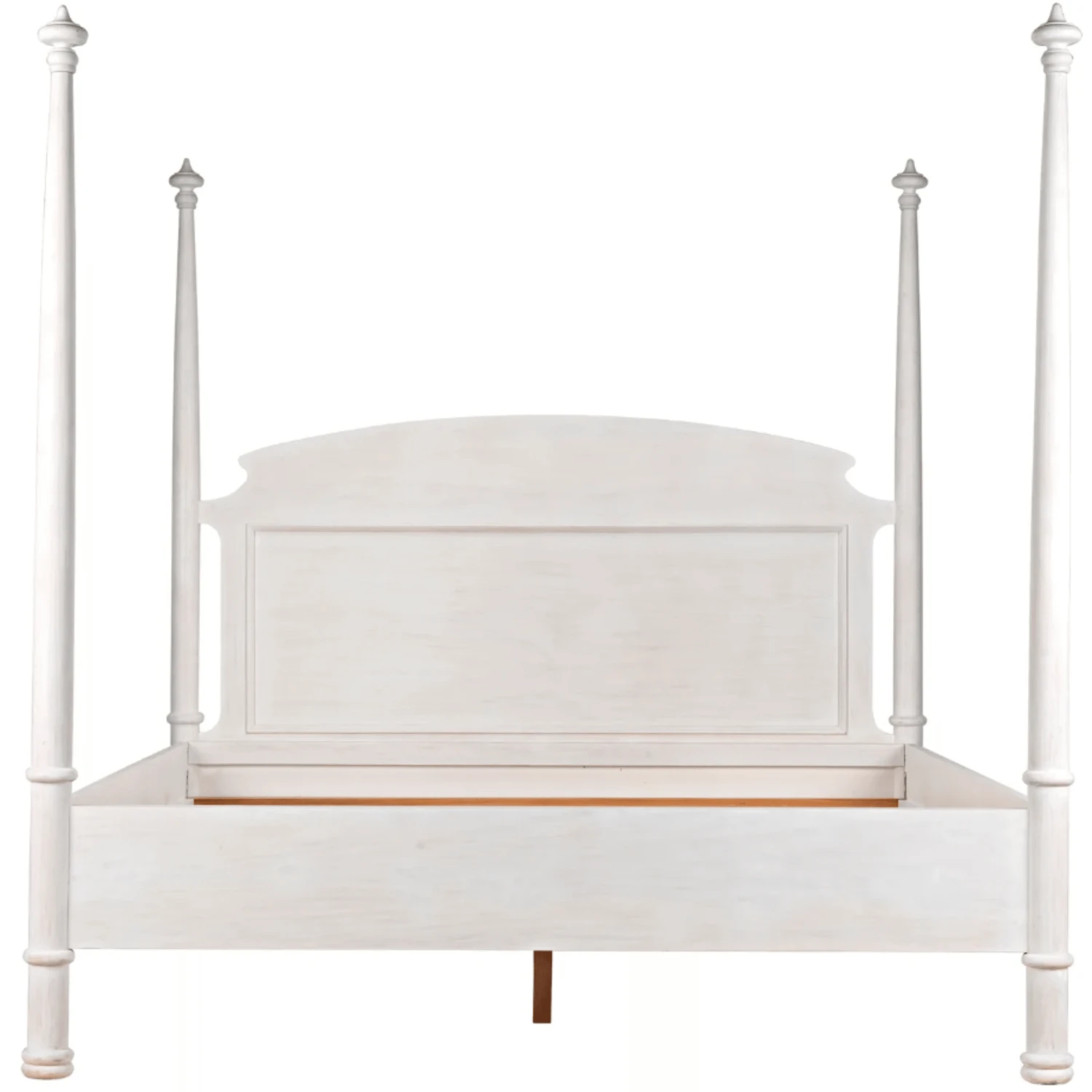 Eastern King Size Four Poster Bed With White Wash Finish 8 Eastern King Size Four Poster Bed With White Wash Finish - Image 8