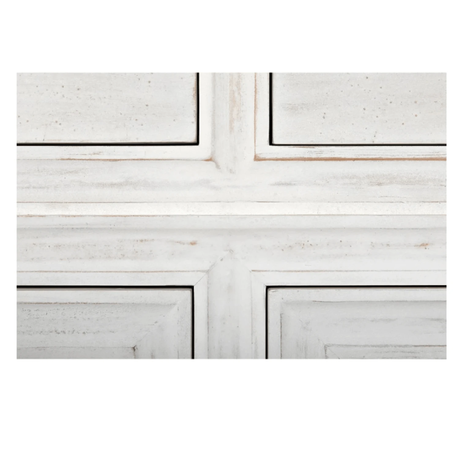 Eastern King Size Four Poster Panel Style Bed With White Wash Finish 9 Eastern King Size Four Poster Panel Style Bed With White Wash Finish - Image 9