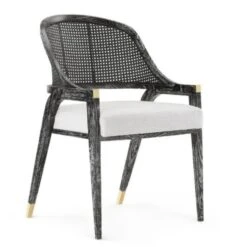 Edward Lacquered Arm Chair