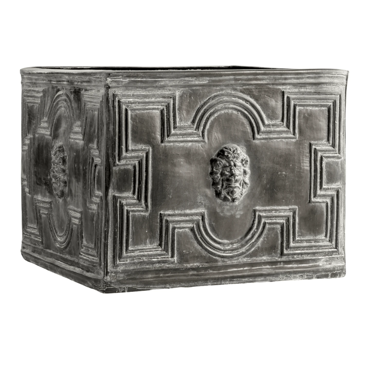 Elizabethan Outdoor Square Garden Planter 1 Elizabethan Outdoor Square Garden Planter