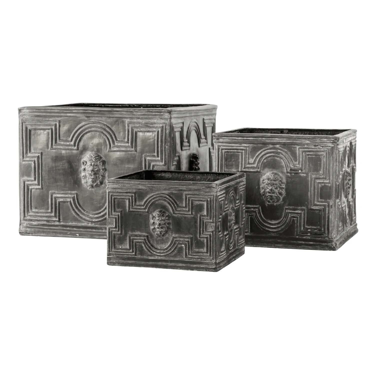 Elizabethan Outdoor Square Garden Planter 5 Elizabethan Outdoor Square Garden Planter - Image 5