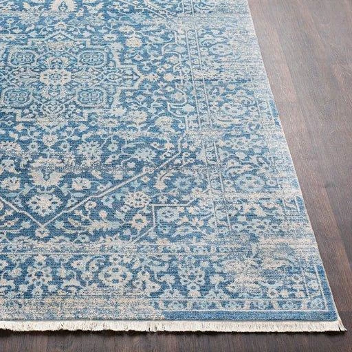Ephesians Blue And Beige Floral Area Rug - Available In A Variety Of Sizes 6 Ephesians Blue And Beige Floral Area Rug - Available In A Variety Of Sizes - Image 6