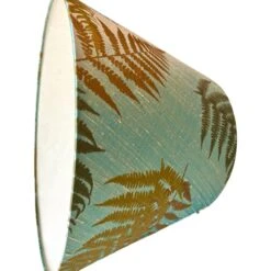 Fern & Iridescent Aqua Silk Dupioni Empire Bespoke Lampshade By Paige Hathaway Thorn 5 Fern & Iridescent Aqua Silk Dupioni Empire Bespoke Lampshade By Paige Hathaway Thorn -Famous Furniture Store fern custom lampshades bibelot home charleston sc1