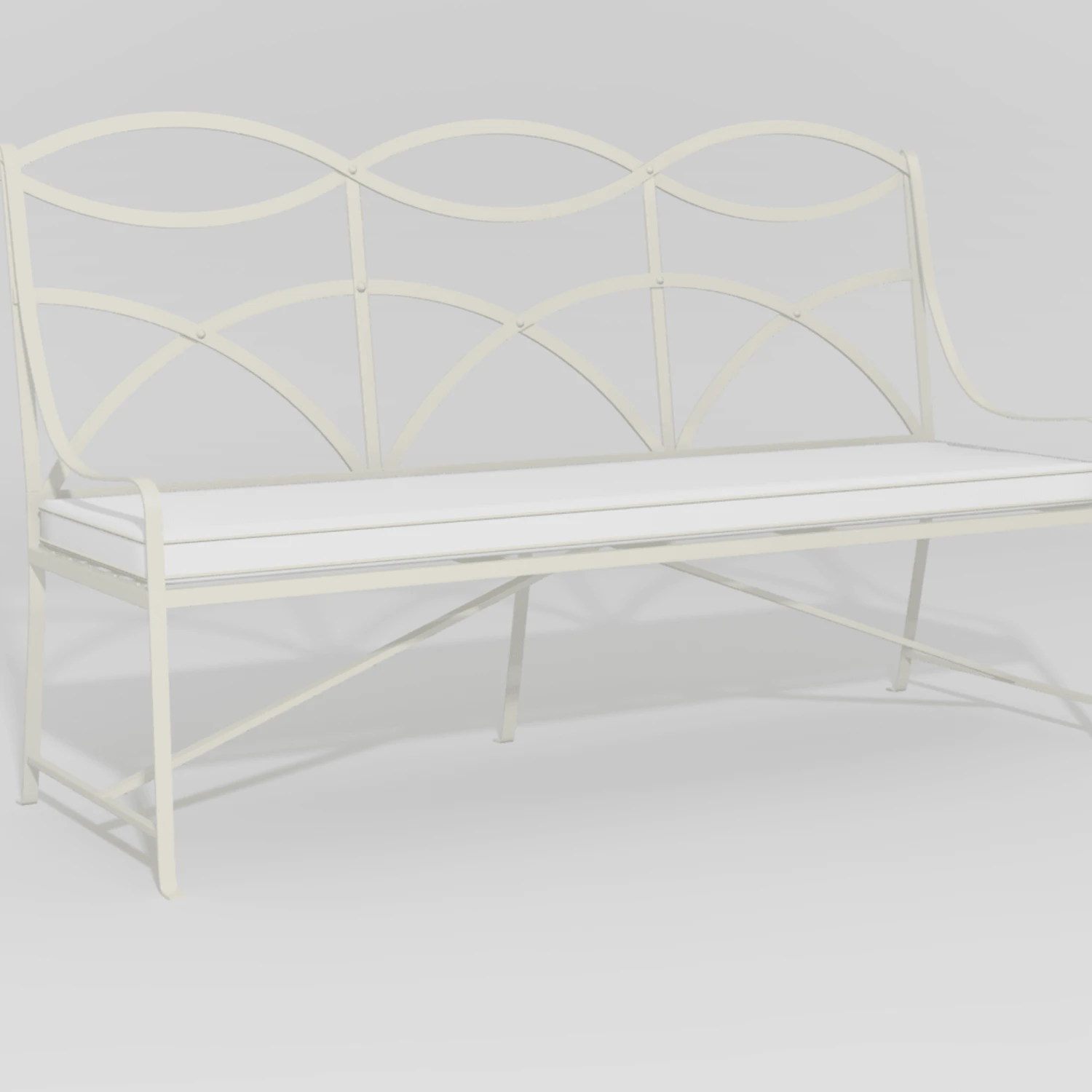 French Provincial Garden Bench 15 French Provincial Garden Bench - Image 15