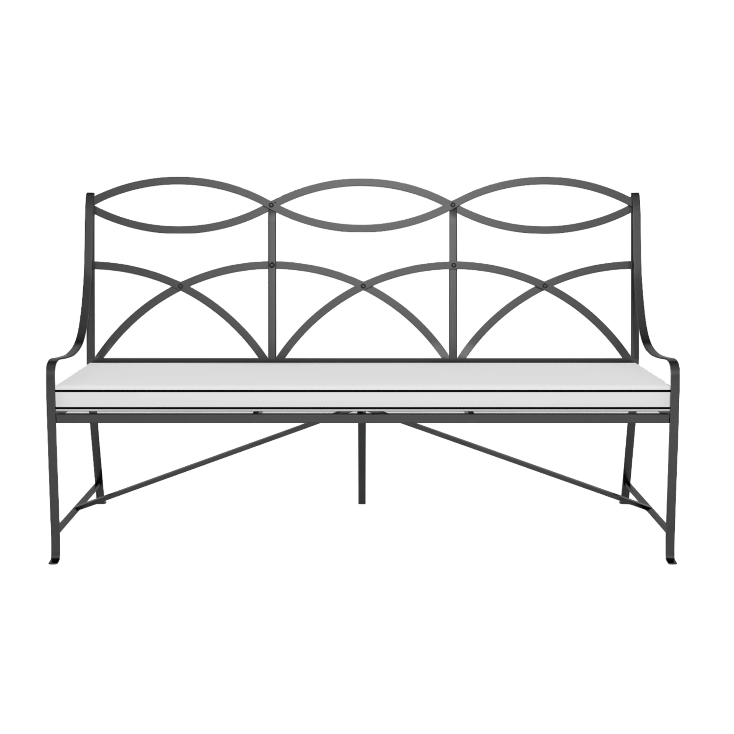 French Provincial Garden Bench 2 French Provincial Garden Bench - Image 2