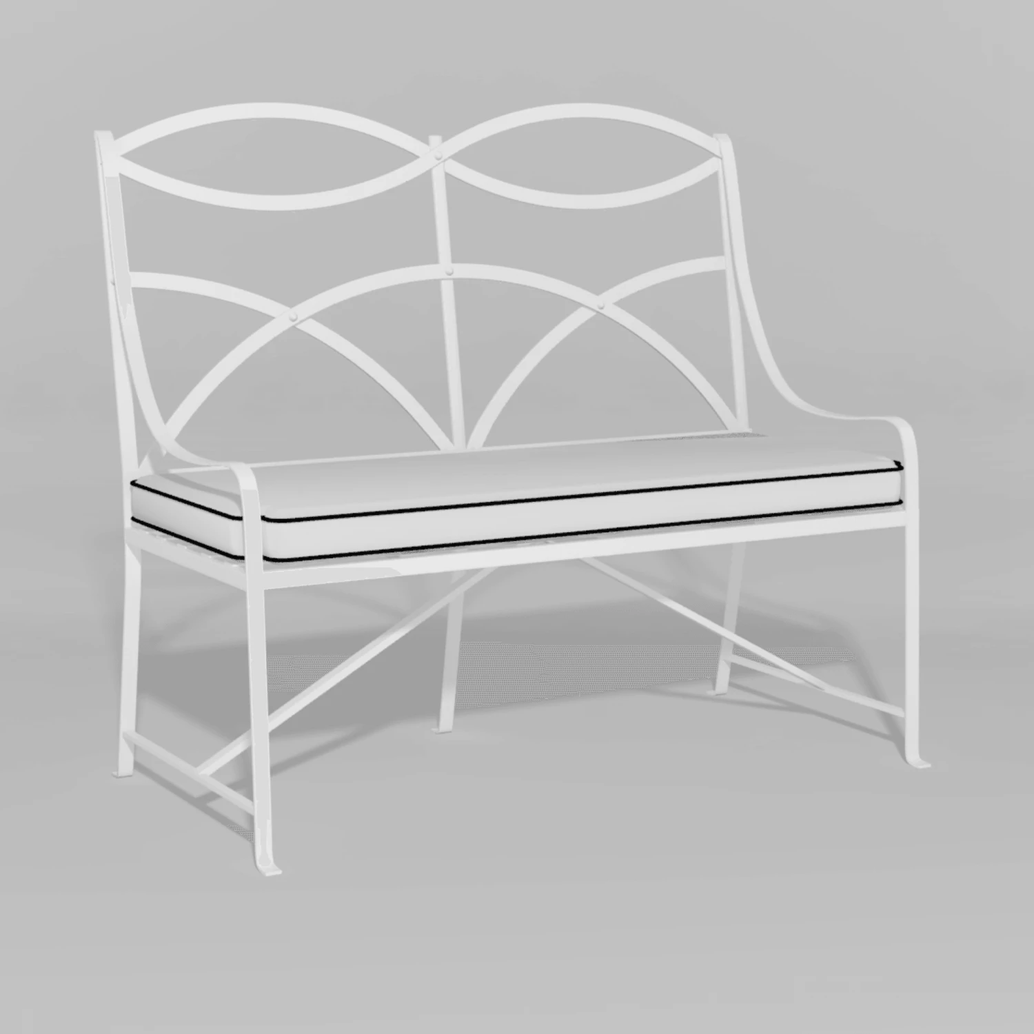 French Provincial Garden Settee 13 French Provincial Garden Settee - Image 13