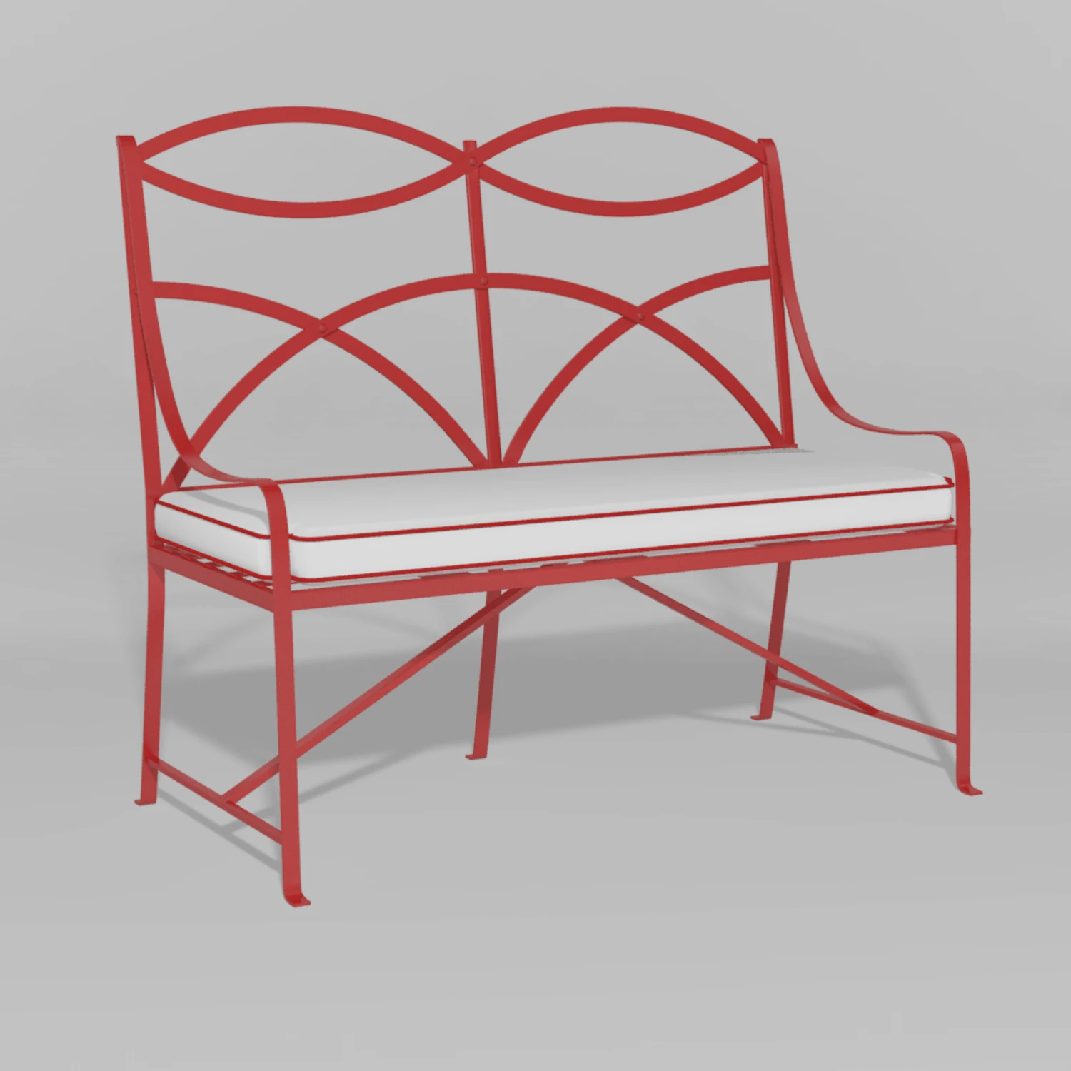 French Provincial Garden Settee 4 French Provincial Garden Settee - Image 4