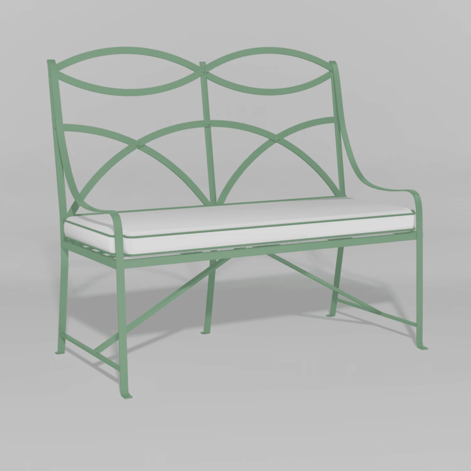 French Provincial Garden Settee 7 French Provincial Garden Settee - Image 7