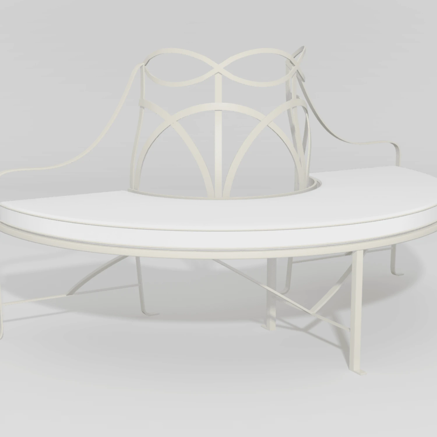 French Provincial Tree Bench 13 French Provincial Tree Bench - Image 13