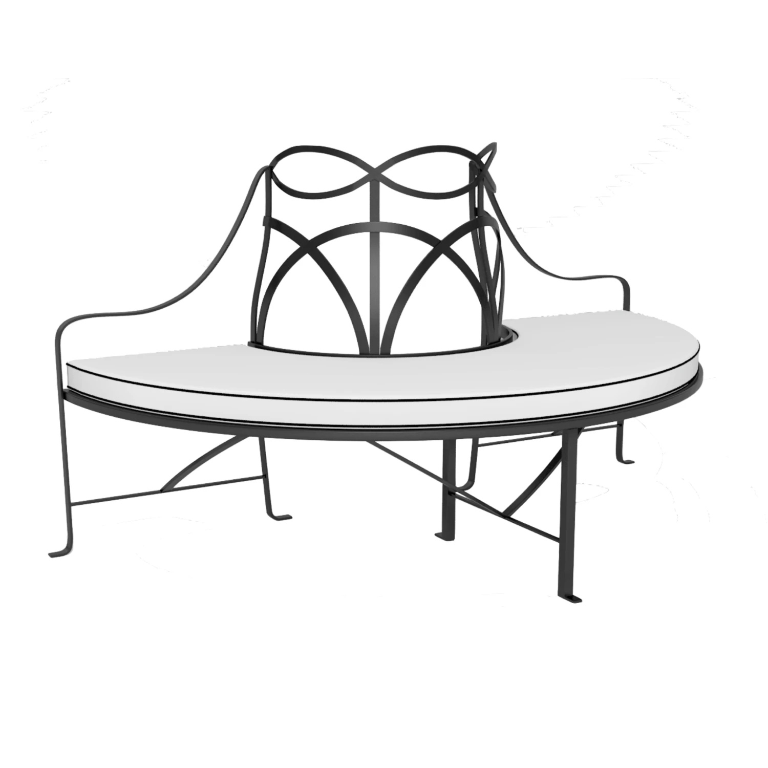 French Provincial Tree Bench 2 French Provincial Tree Bench - Image 2