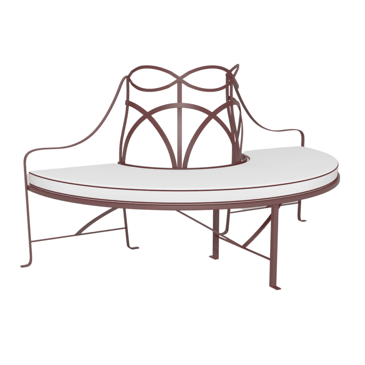 French Provincial Tree Bench 4 French Provincial Tree Bench - Image 4