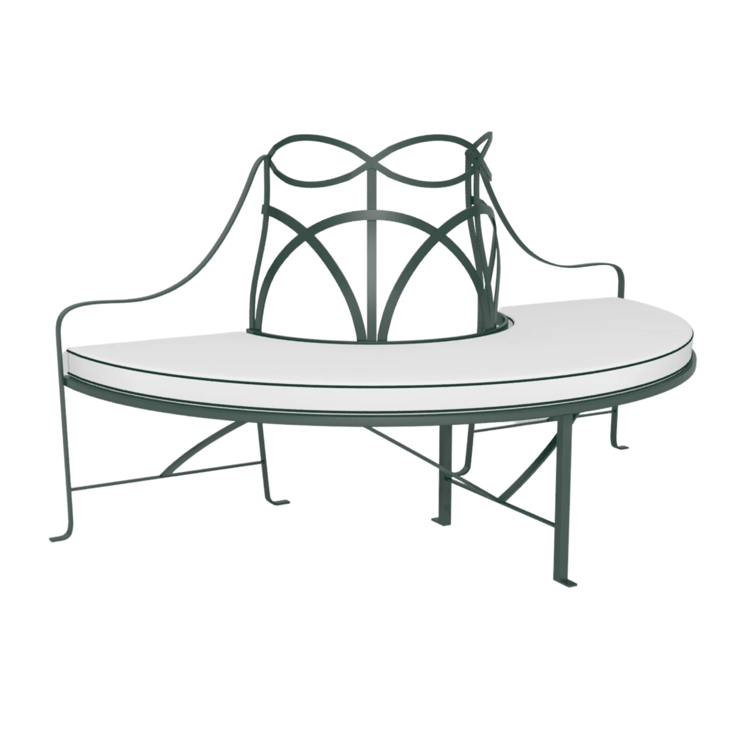 French Provincial Tree Bench 6 French Provincial Tree Bench - Image 6