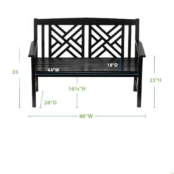 Fretwork Outdoor Wooden Bench -Famous Furniture Store fretwork outdoor wooden bench garden stools and benches the well appointed house 4
