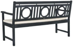 Safavieh Geometric 3 Seat Garden Bench In Dark Slate Grey -Famous Furniture Store geometric 3 seat garden bench in dark slate grey garden stools and benches the well appointed house 4 63b019b5 7a9a 4de4 bf3d 34fe5210709f