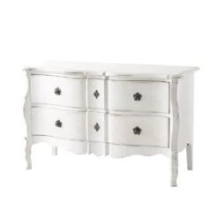 Giselle Chest Of Drawers With Antique Pewter Handles
