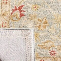 Safavieh Gray Blue & Beige Hand Tufted Floral Area Rug -Famous Furniture Store gray blue and beige hand tufted floral area rug rugs the well appointed house 12 3dda3367 a27b 44e2 8c35 1ebc4f90e173