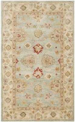 Safavieh Gray Blue & Beige Hand Tufted Floral Area Rug -Famous Furniture Store gray blue and beige hand tufted floral area rug rugs the well appointed house 4 d26ef3fe ffc3 4005 a53b a25238c39584
