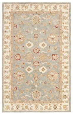 Safavieh Gray Blue & Beige Hand Tufted Floral Area Rug -Famous Furniture Store gray blue and beige hand tufted floral area rug rugs the well appointed house 6 55485086 d053 468d b3e6 ccd055d8dbac