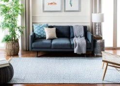 Safavieh Gray Blue Hand Loomed Fringed Area Rug -Famous Furniture Store gray blue hand loomed fringed area rug rugs the well appointed house 7